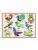 Pine Wood Colorful Learning & Educational Birds Puzzle Board Tray With Knobs and Picture – Perfect pegged Puzzles for Kids