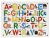 ABC Alphabet with Picture and Knobs Tray Puzzle- Perfect pegged Puzzles for Kid Learning Alphabet for Toddler Ages 2+